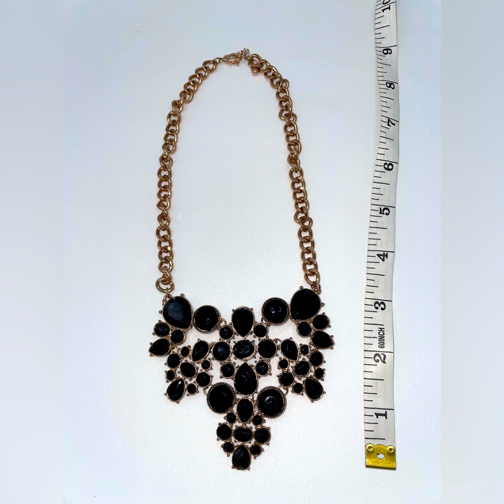 Black and gold necklace
